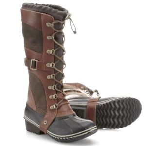 Sorel Tall Fall/ Winter Lace Up Waterproof Boots(rare)